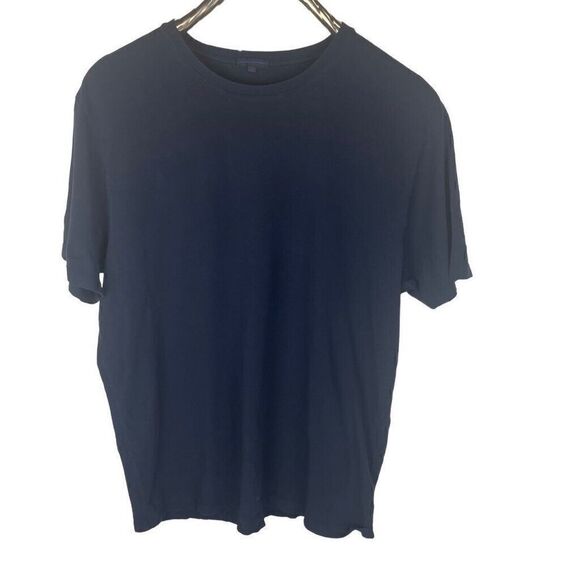 Patrick Assaraf‎  Short Sleeve T Shirt Tee Pima Cotton Blue Size XL - Picture 1 of 9
